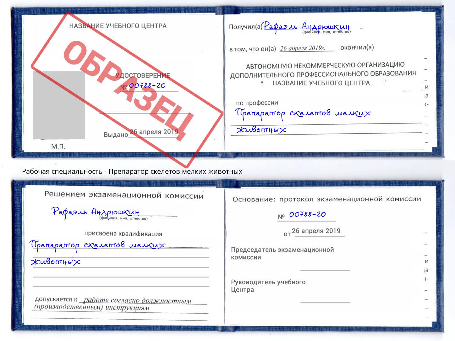 Препаратор скелетов мелких животных Кингисепп